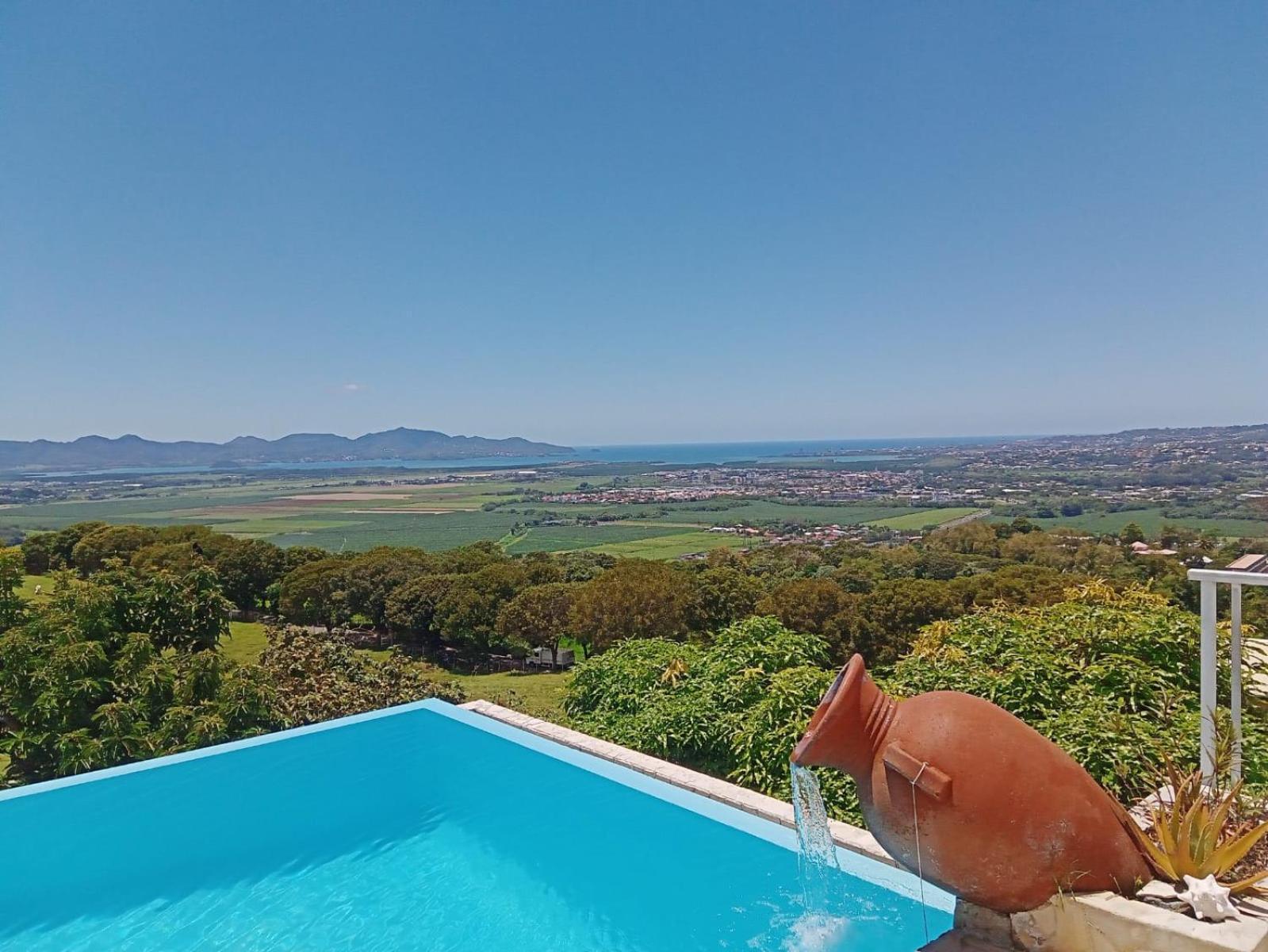 Martinique Vue D'Exception Et Piscine Villa Le Lamentin Esterno foto